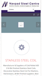 Mobile Screenshot of navpadsteel.com