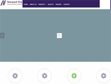 Tablet Screenshot of navpadsteel.com